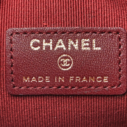 Chanel Lambskin Quilted CC In Love Heart Clutch With Chain Black 6 of 13