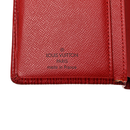 Louis Vuitton Epi French Purse Wallet Castillan Red 6 of 9