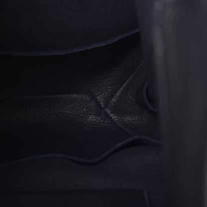 Prada Cervo Deerskin Shopper Tote Navy 9 of 16