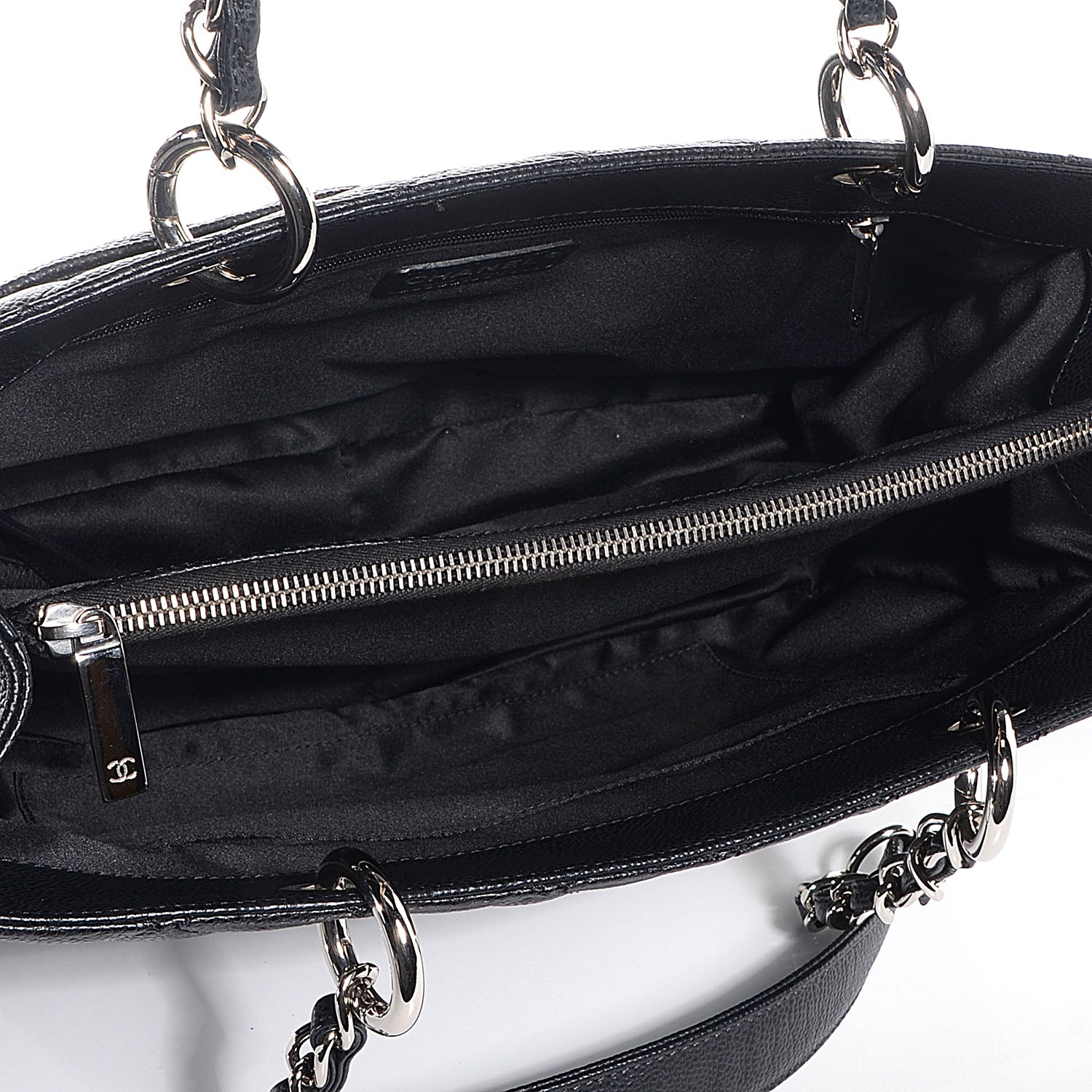 Chanel Caviar Grand Shopping Tote GST Black 5 of 7