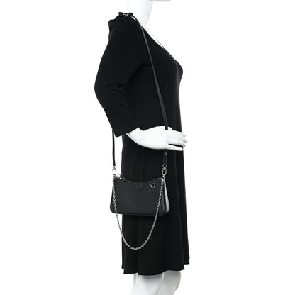 Louis Vuitton Epi Easy Pouch On Strap Black 2 of 9