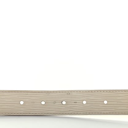 Louis Vuitton Epi LV Initiales Belt 80 32 Ivory 3 of 7