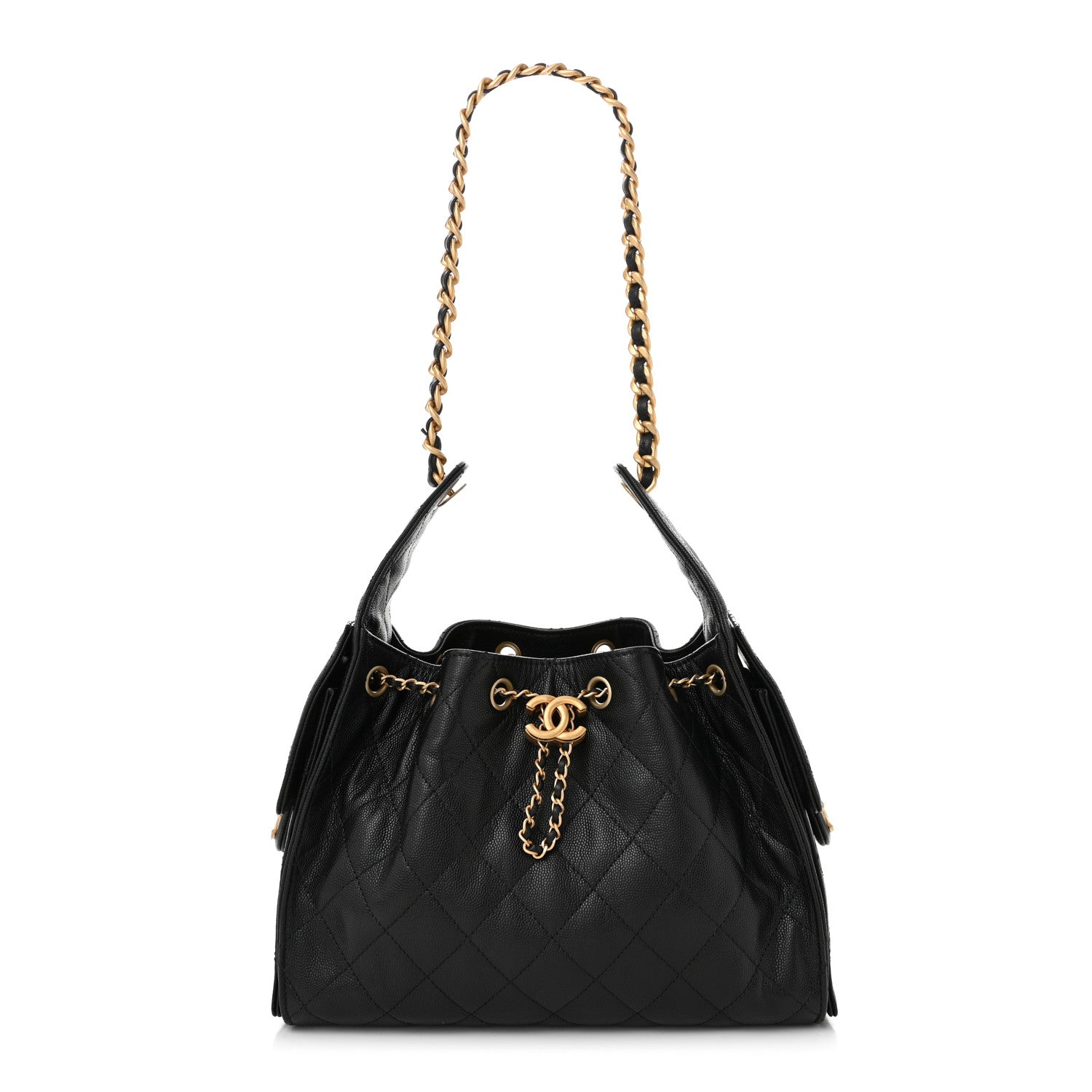 Chanel Caviar Quilted Small Chanel 25 Handbag Black 1 of 10