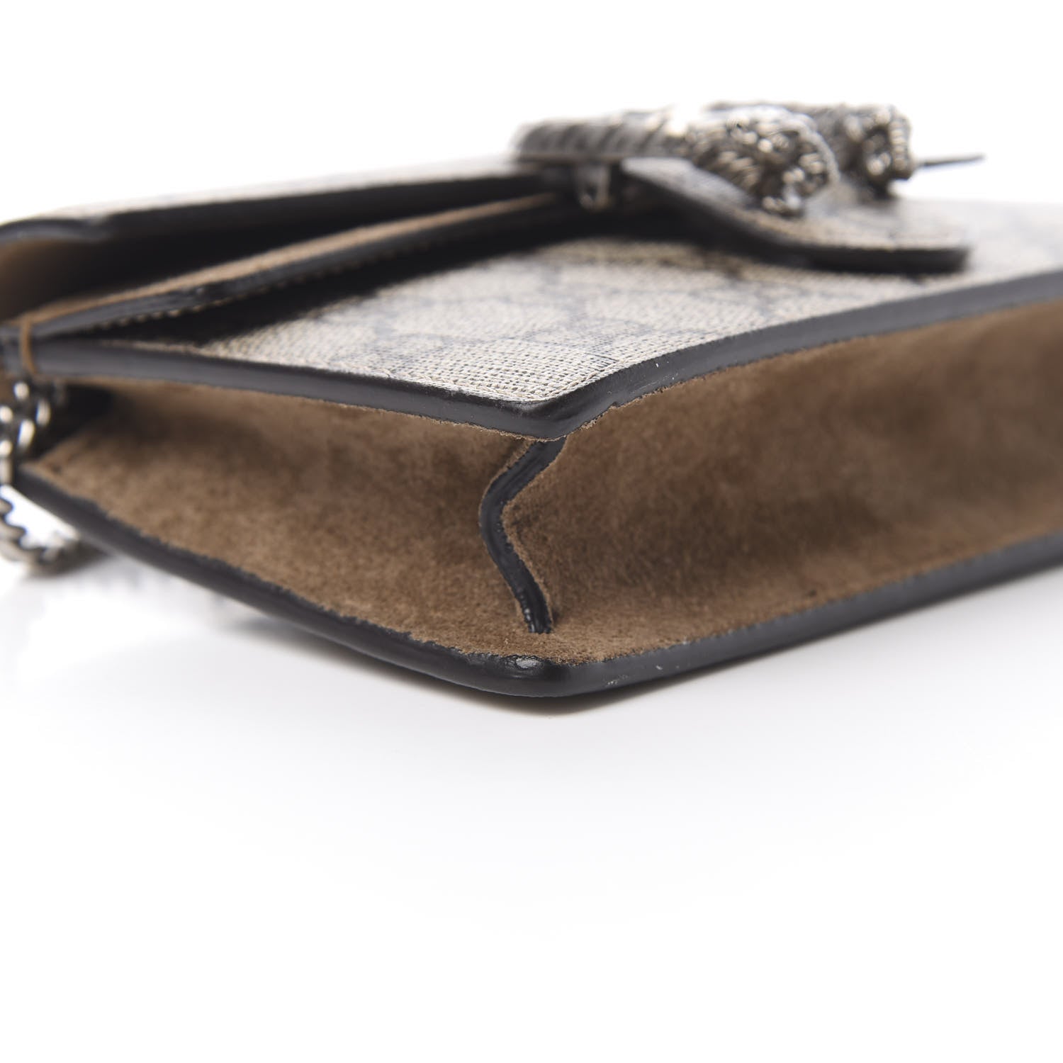 Gucci GG Supreme Monogram Super Mini Dionysus Shoulder Bag Taupe 8 of 12