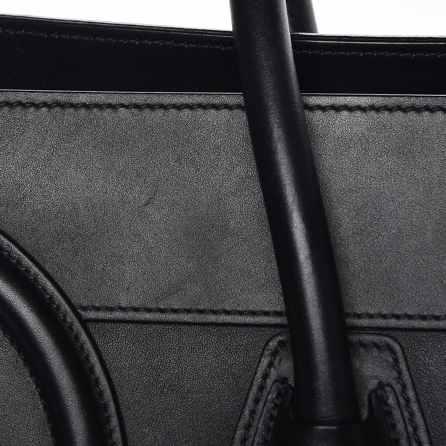 Smooth Calfskin Mini Luggage Black