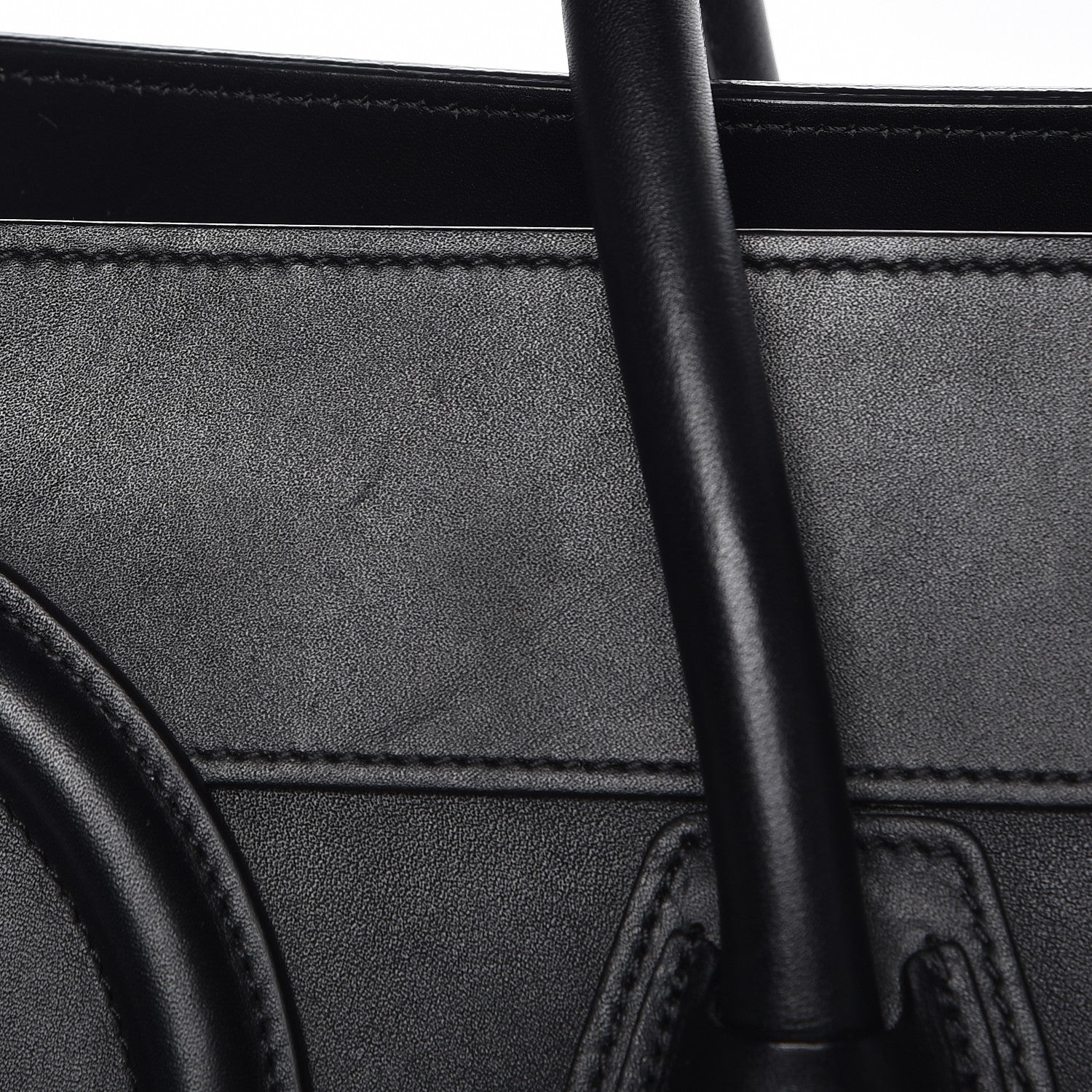 Celine Smooth Calfskin Mini Luggage Black 9 of 14
