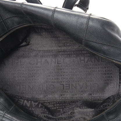 Chanel Caviar Square Stitched Tote Black 5 of 10