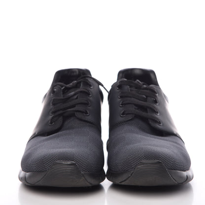 Louis Vuitton Calfskin Mesh Damier Fastlane Low Sneakers 10 Black 2 of 13