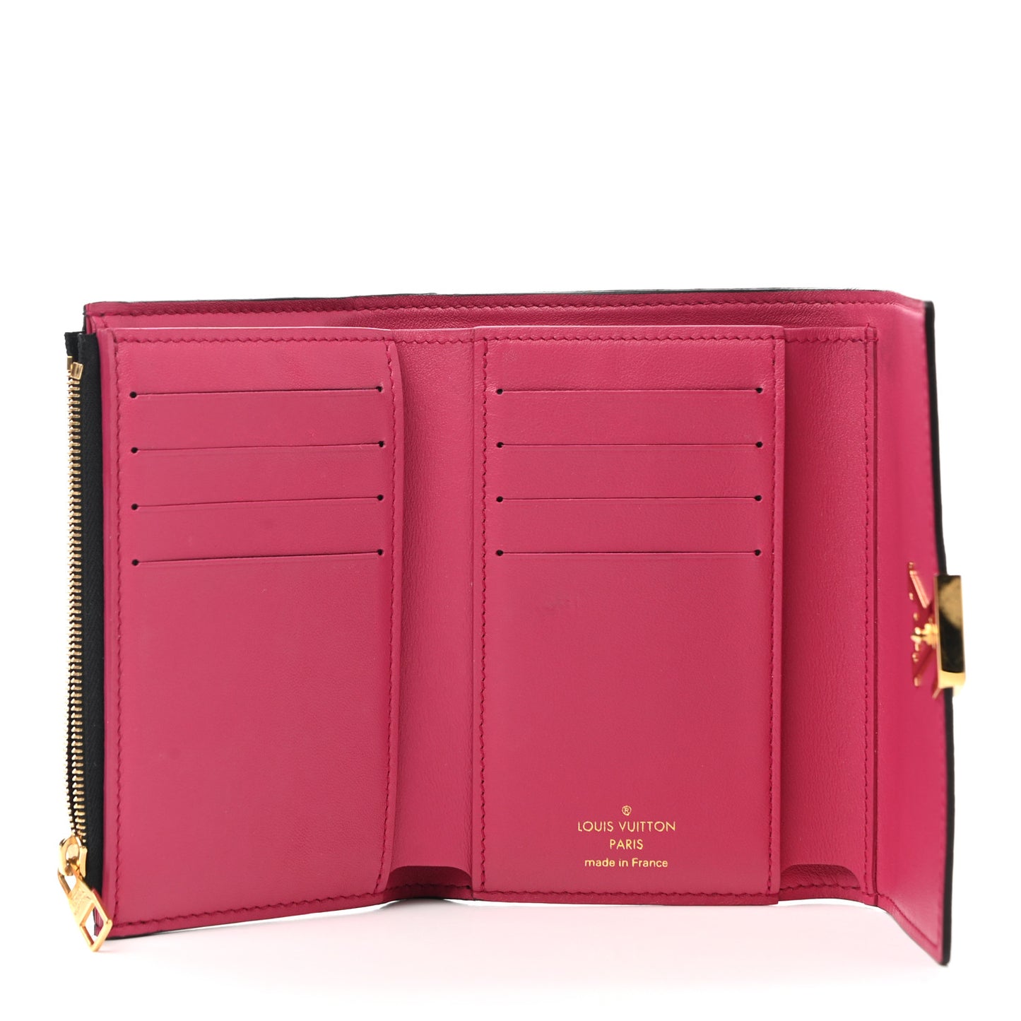 Taurillon Capucines Compact Wallet Black