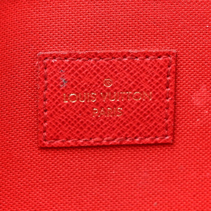 Louis Vuitton Damier Ebene Pochette Felicie Chain Wallet 7 of 13