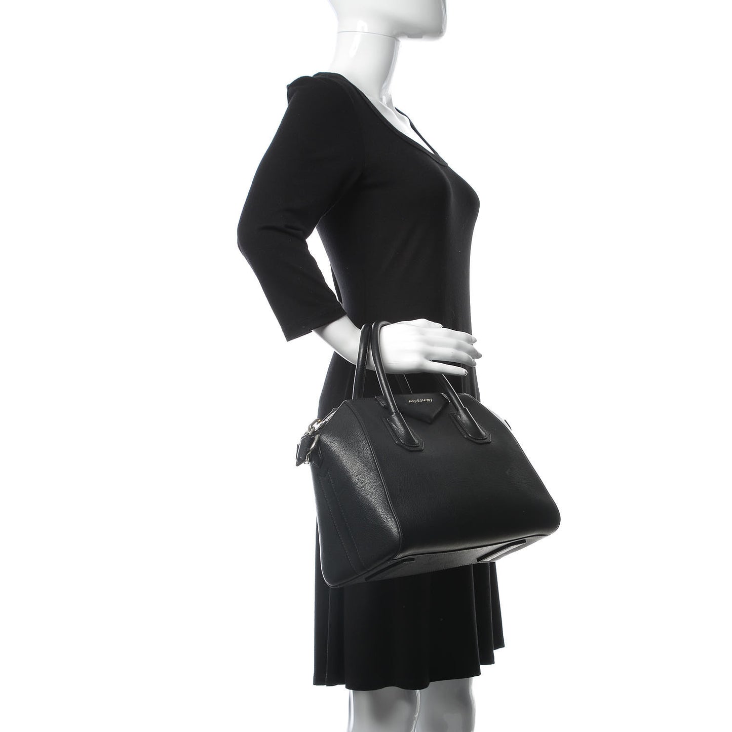 Sugar Goatskin Small Antigona Black