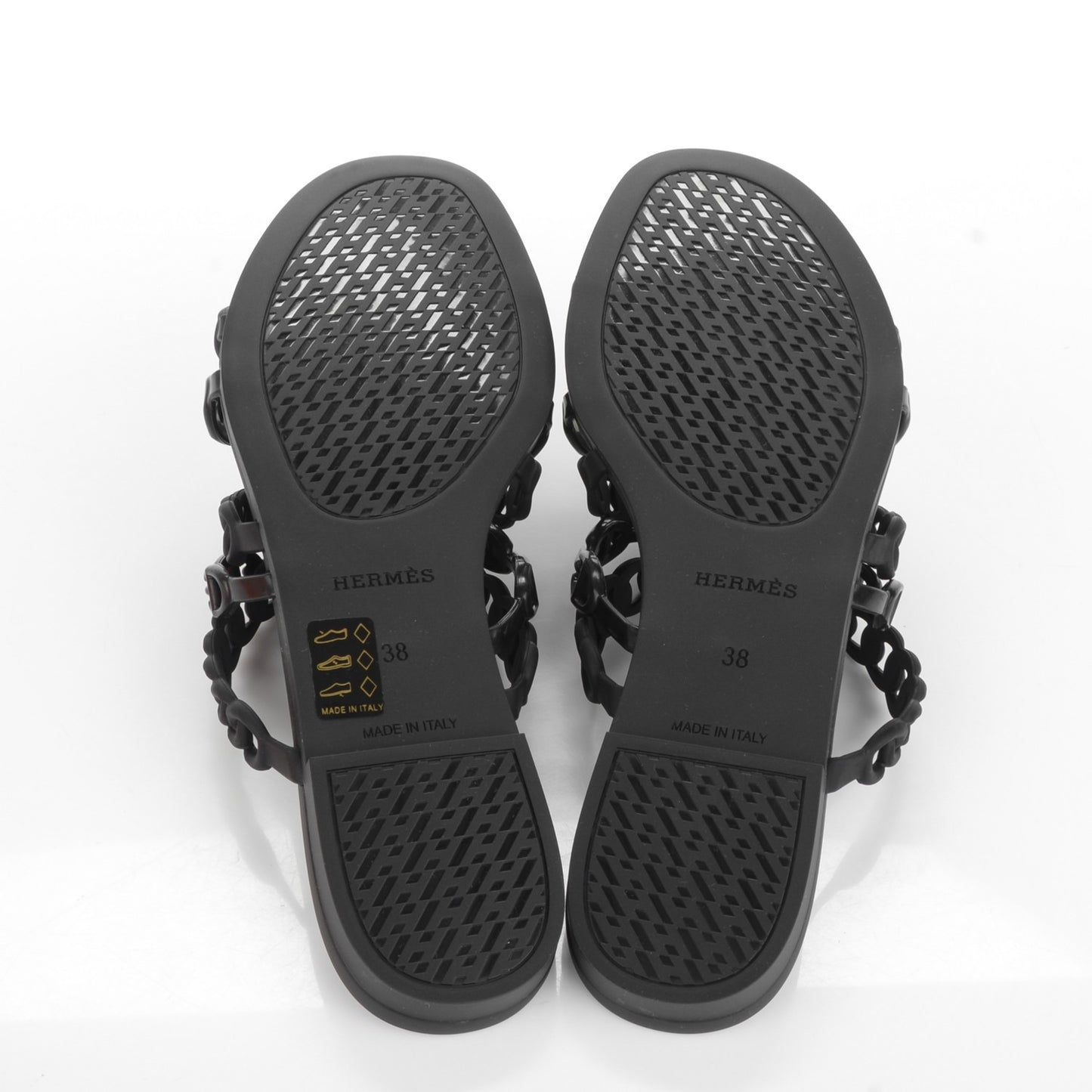 Chaine d'Ancre Nude Sandals 38 Black