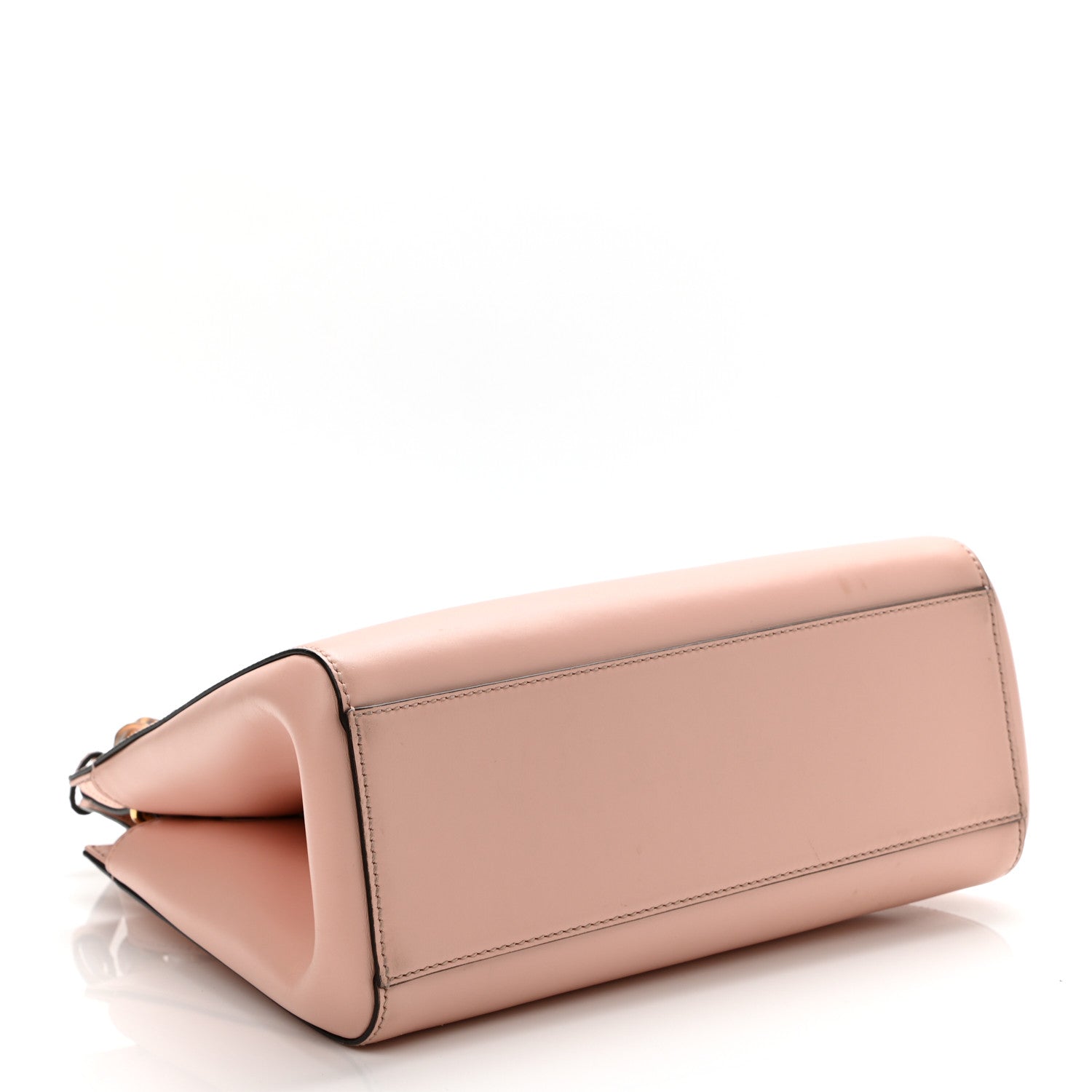 Gucci Nappa Bamboo Small Nymphaea Top Handle Bag Perfect Pink 3 of 12