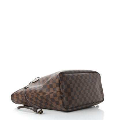 Louis Vuitton Damier Ebene Neo Neverfull MM Rose Ballerine 4 of 9