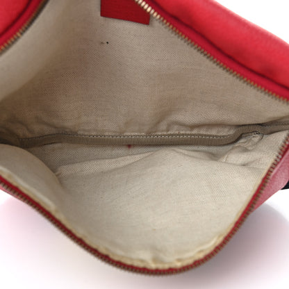 Gucci Grained Calfskin Logo Belt Bag Hibiscus Red 5 of 10