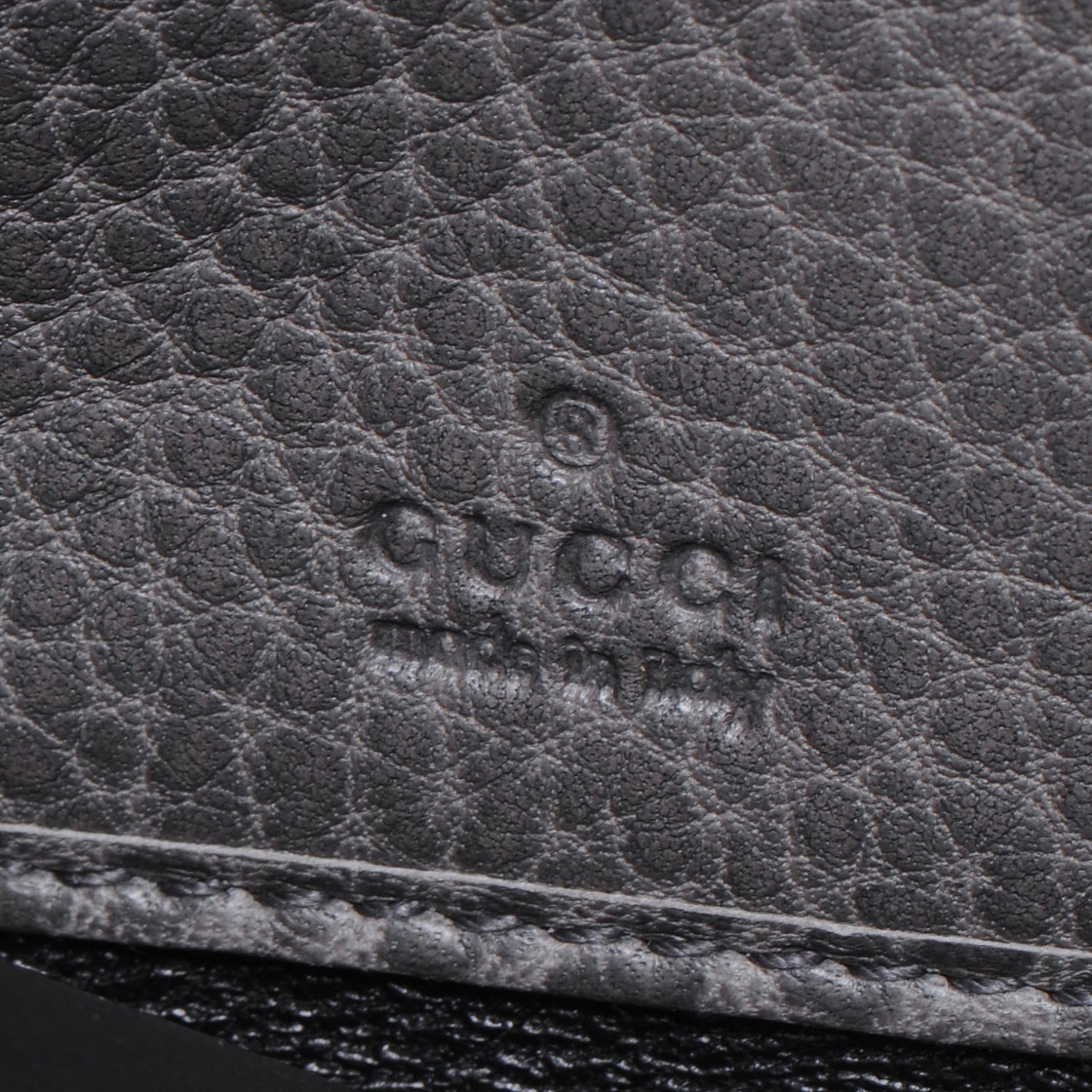 Gucci Guccissima Bamboo Tassel Zip Around Wallet Grey 6 of 7