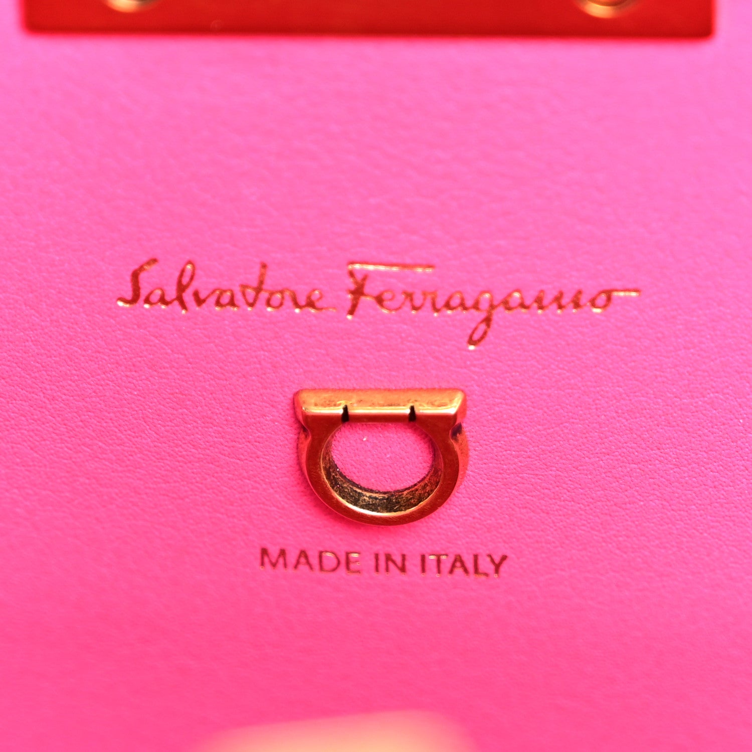 Salvatore Ferragamo Hammered Calfskin Small The Studio Box Bag Hot