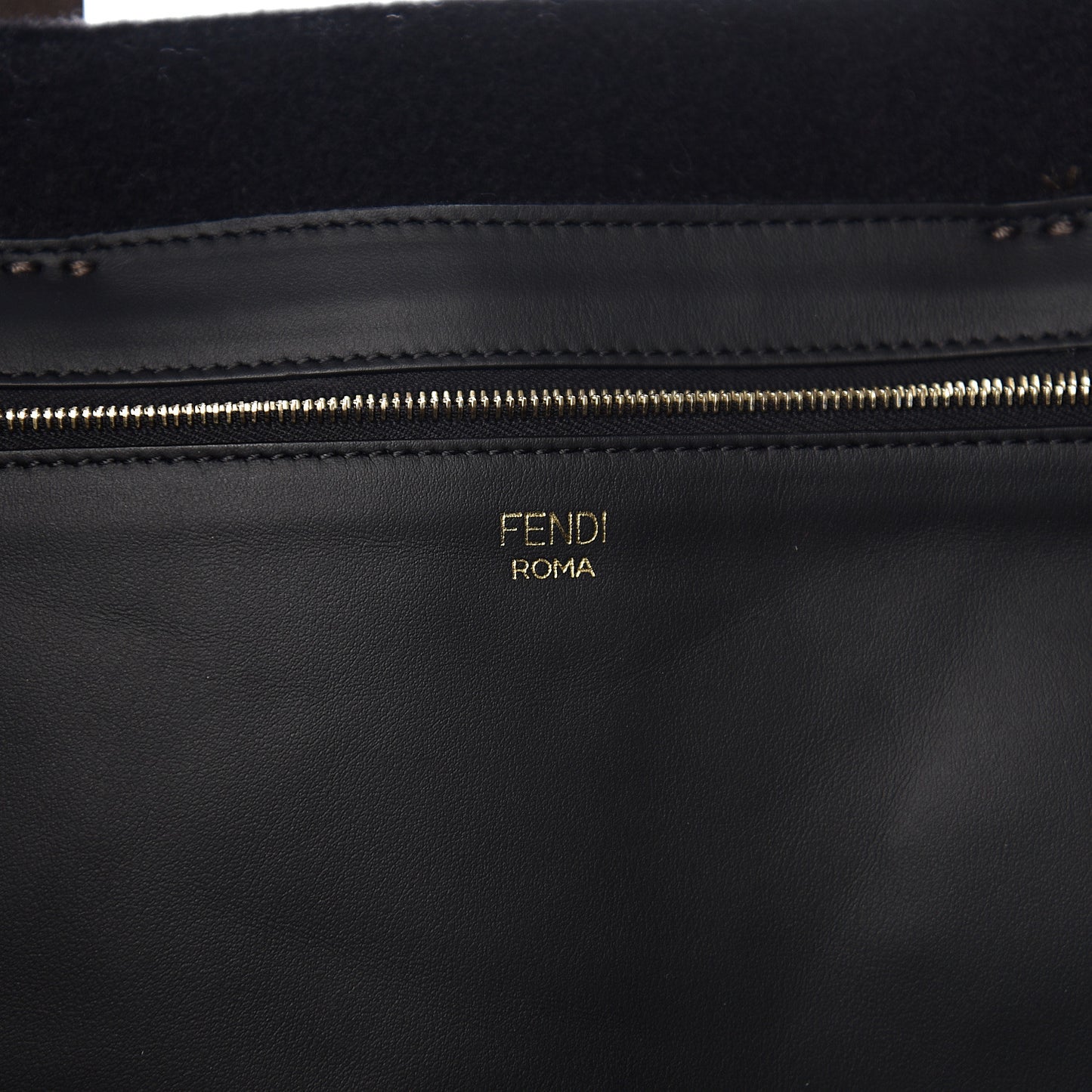X FILA Glazed Fabric FF 1974 Mania Large Shopping Tote Bag Mogano Panna White