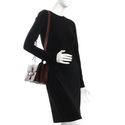 Celine Natural Calfskin Medium Symmetrical Bag Burgundy 2 of 9