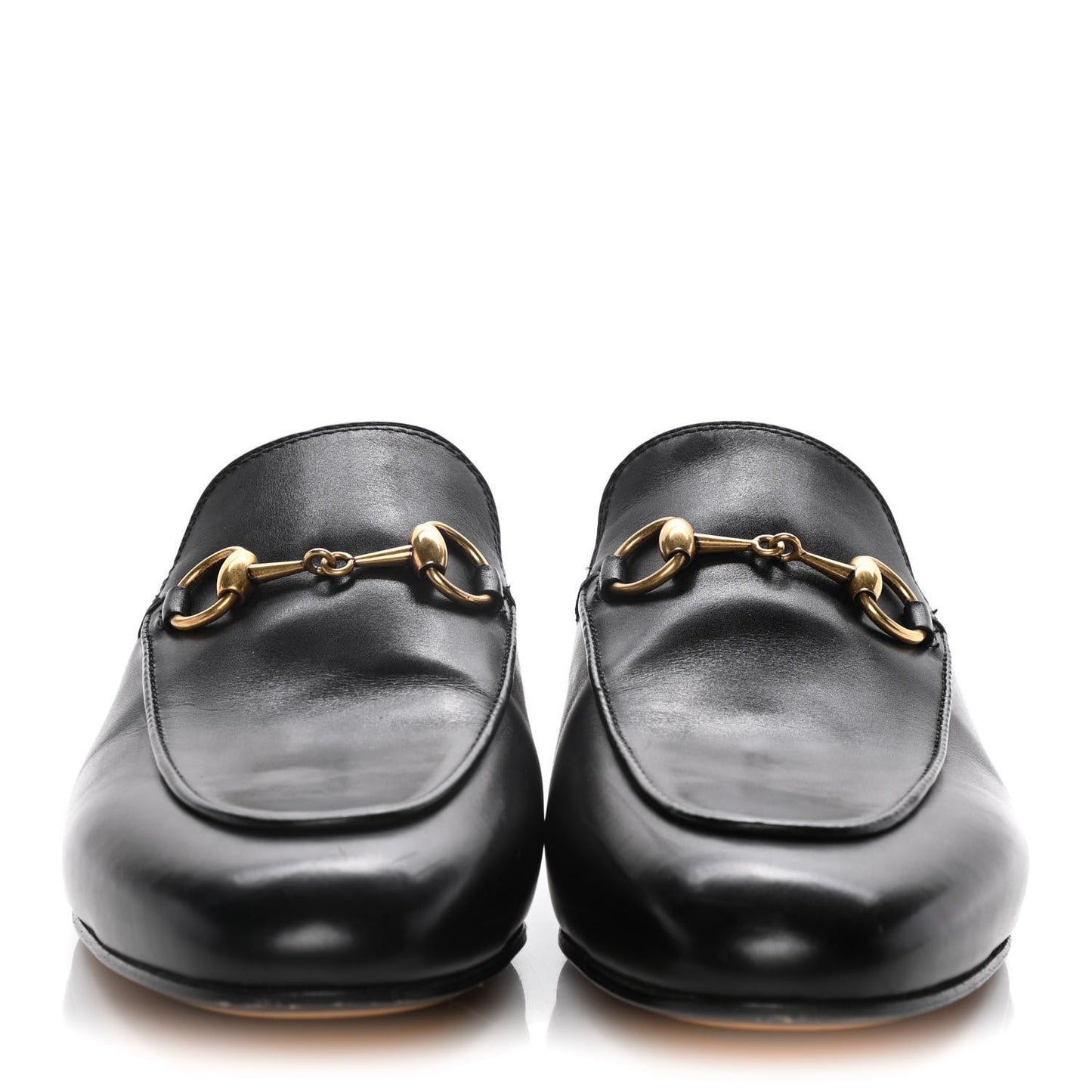 Calfskin Womens Princetown Slippers 36 Black