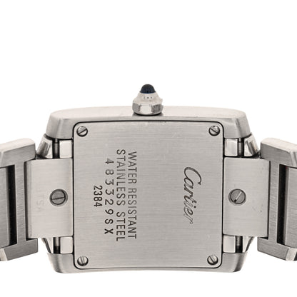 Cartier Stainless Steel 20mm Tank Francaise Quartz Watch 4 of 5