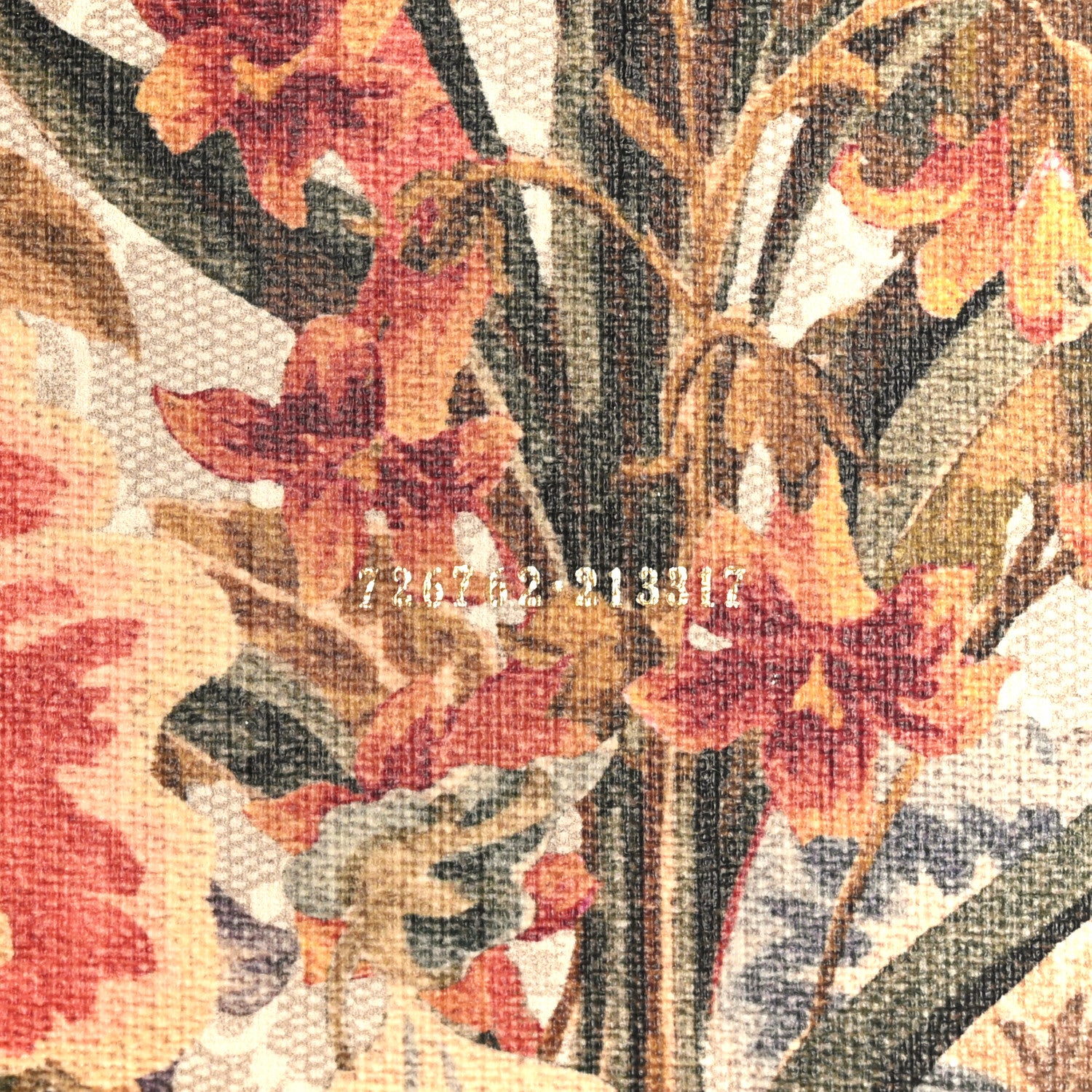 Gucci GG Supreme Monogram Water Flora Web Small Ophidia Tote Beige White Multicolor 7 of 11