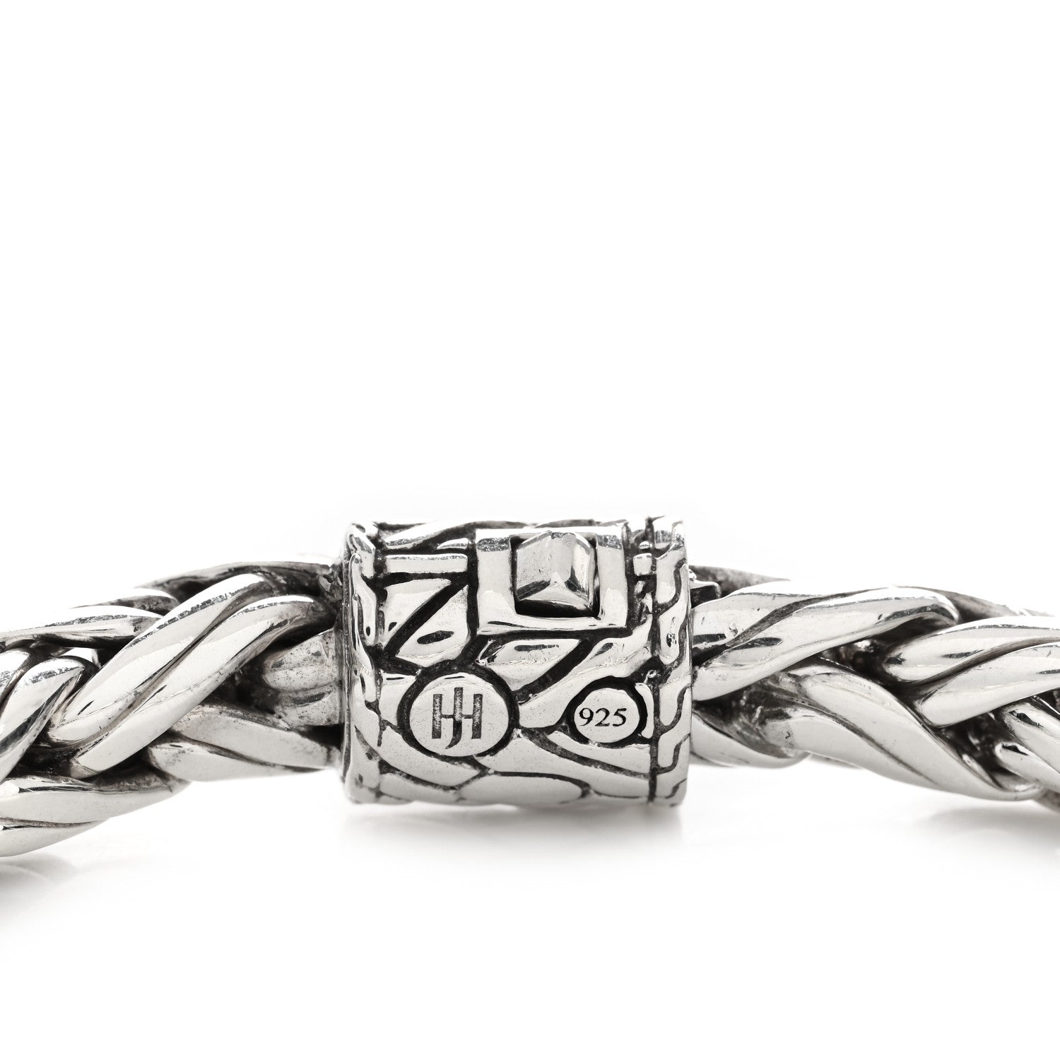 John Hardy Sterling Silver 9mm Wheat Chain Bracelet 3 of 3