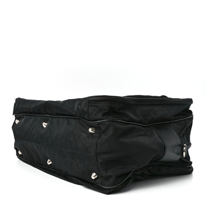 Prada Tessuto Nylon Saffiano Viaggio Carry On Travel Bag Black 11 of 13