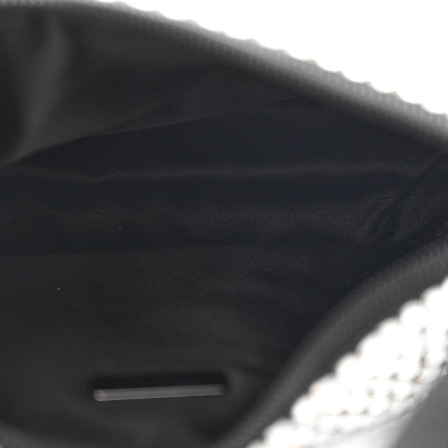 Satin Crystal Mini Re-Edition 2000 Bag Cristal