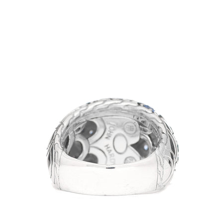 John Hardy Sterling Silver Sapphire Naga Dome Ring 54 7 4 of 4