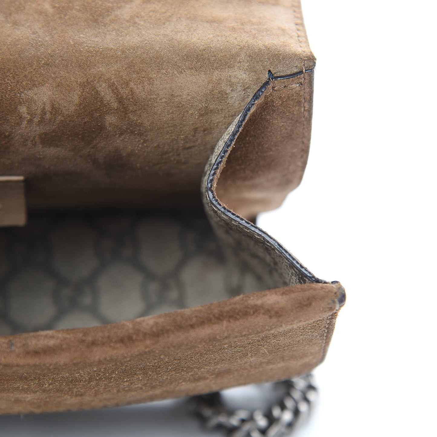 GG Supreme Monogram Mini Dionysus Shoulder Bag Taupe