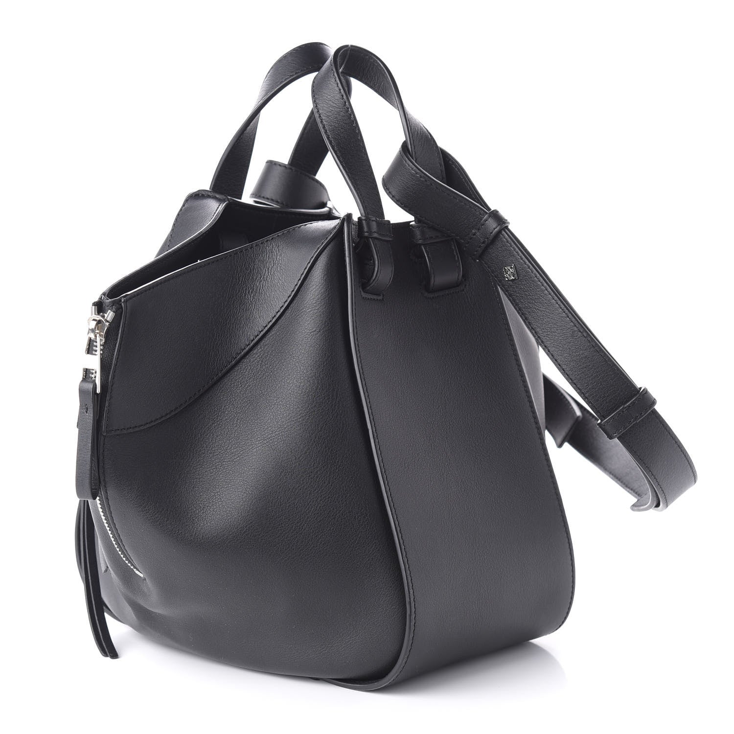 Loewe Calfskin Small Hammock Shoulder Bag Black 3 of 10