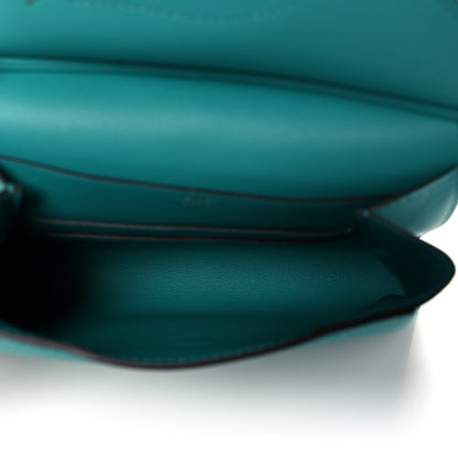 Hermes Swift Chevre Mysore Hermail Tutti Frutti Lemon Wallet Bleu Paon Lime Canopee 5 of 11