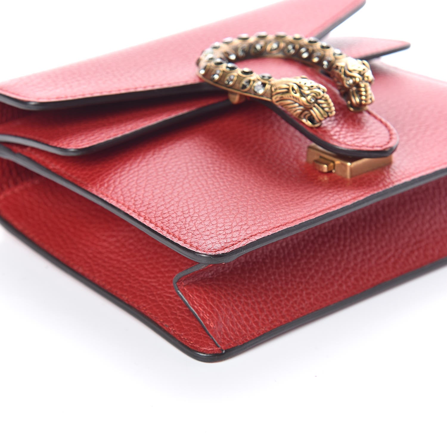 Gucci Calfskin Mini Dionysus Shoulder Bag Hibiscus Red 8 of 9