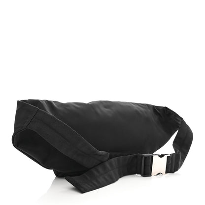 Prada Tessuto Nylon Double Pocket Belt Bag Black 3 of 12