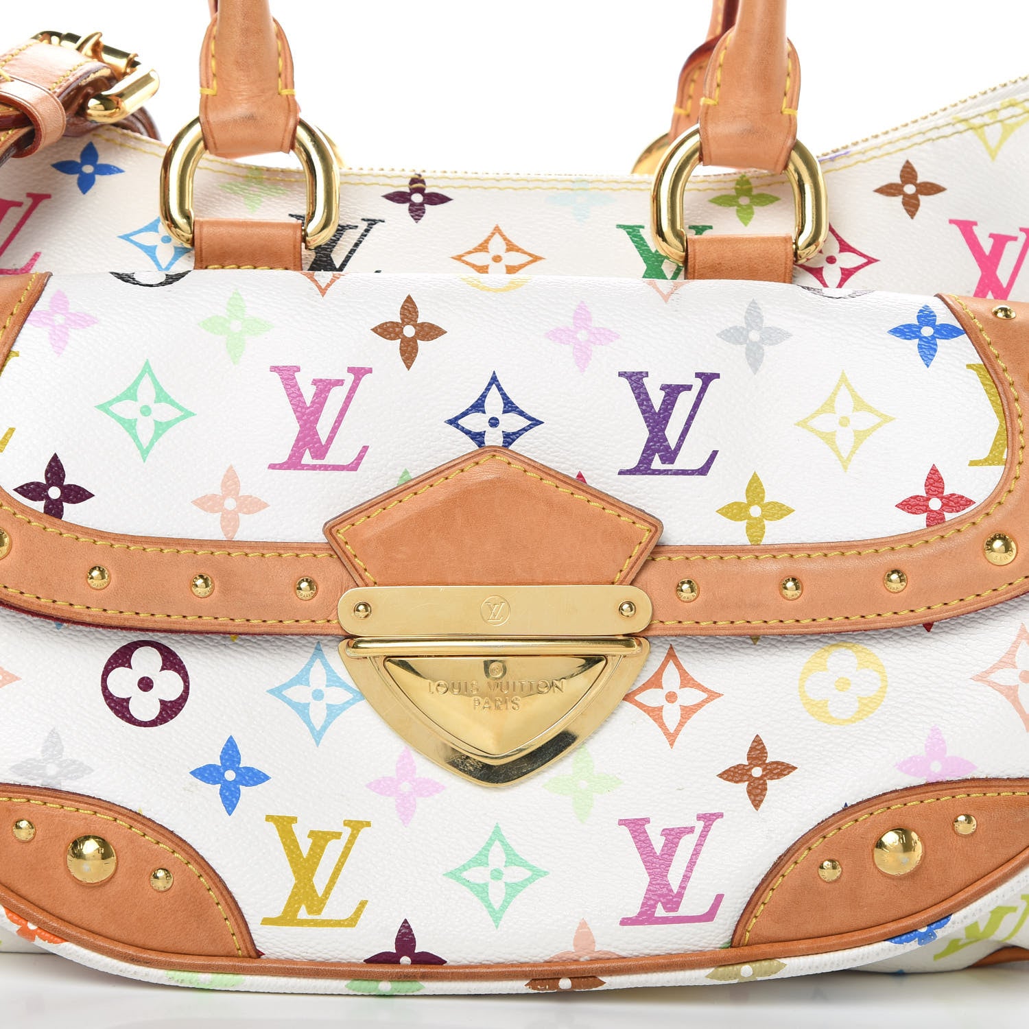 Louis Vuitton Monogram Multicolor Rita White 8 of 13