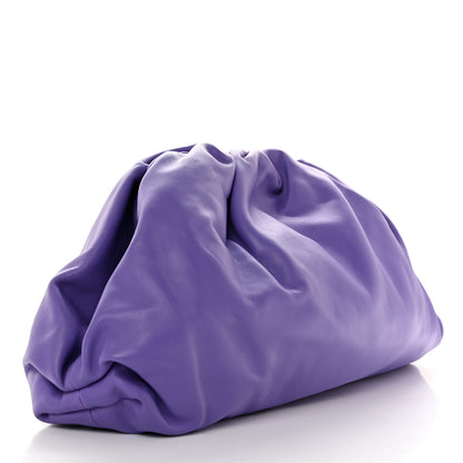 Bottega Veneta Smooth Butter Calf The Pouch Oversized Clutch Purple 3 of 7