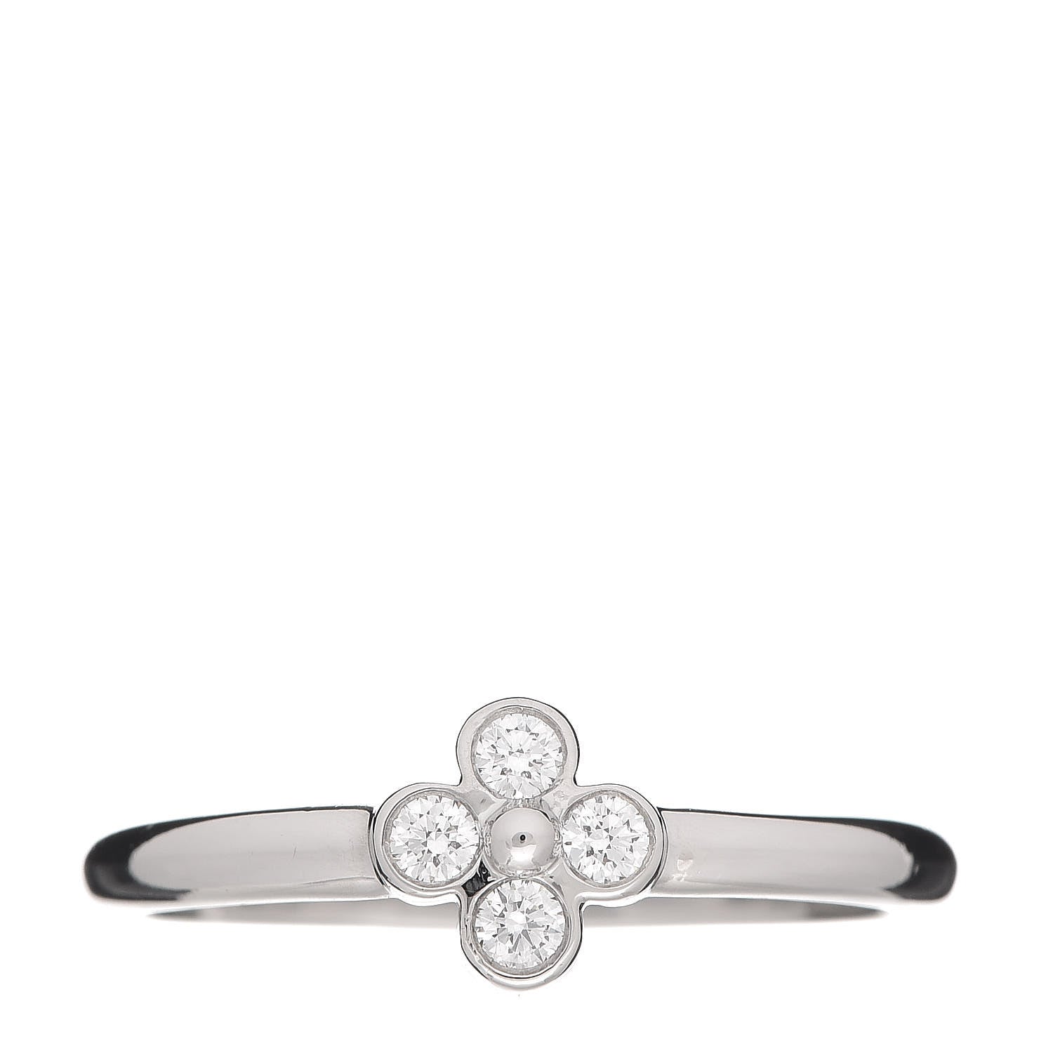 Tiffany Platinum Diamond Lace Ring 54 6.75 1 of 6