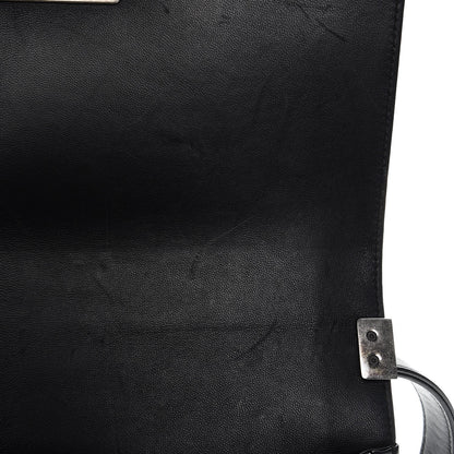 Chanel Lambskin Quilted Medium Boy Flap Black 8 of 12