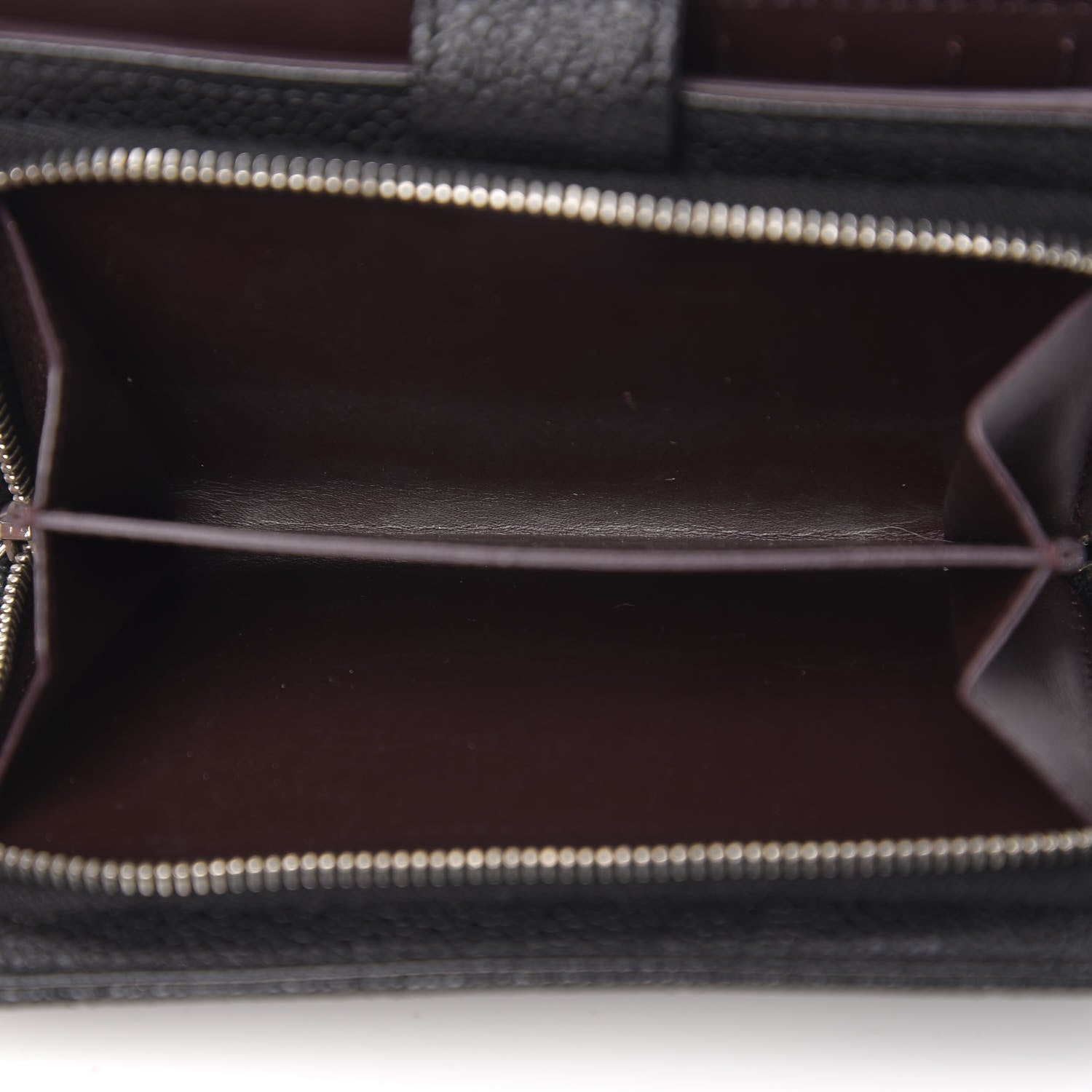 Chanel Caviar Quilted Zipped Pocket Wallet Black 5 of 9