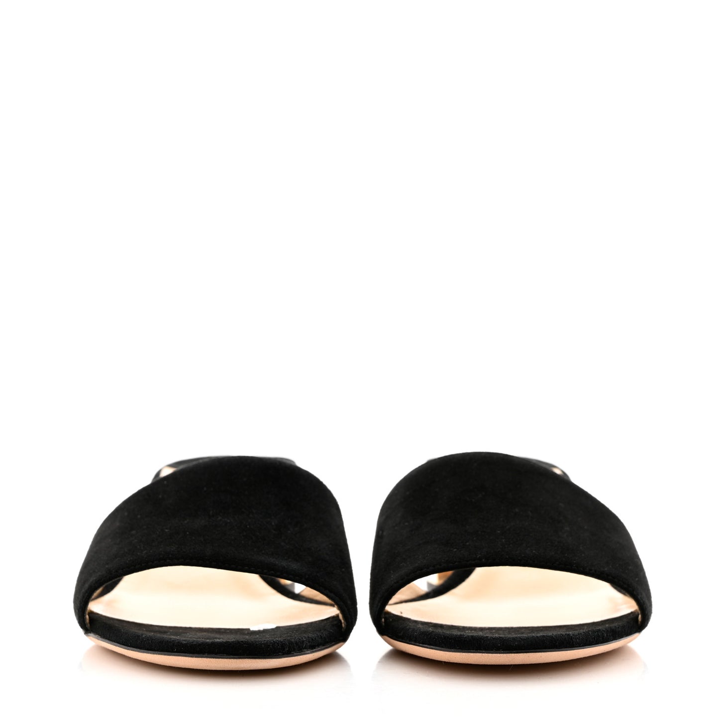 Suede Joni Slide Sandals 38 Black