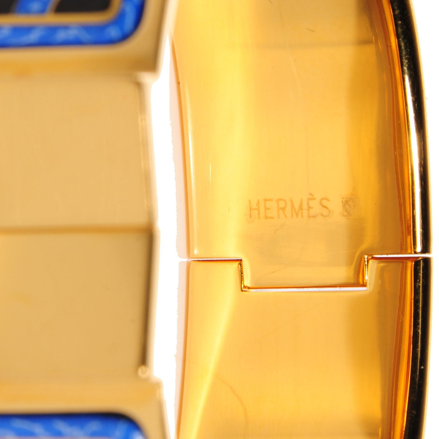 Hermes Enamel Printed Clic Clac Wide Bracelet GM 5 of 6