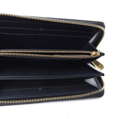 Louis Vuitton Vernis Zippy Wallet Blue Infini 5 of 5