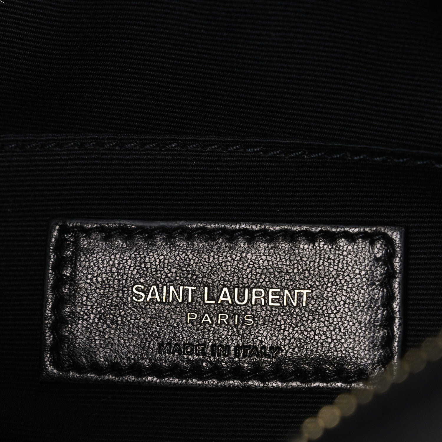 Saint Laurent Calfskin Matelasse Monogram Lou Camera Bag Black 6 of 11