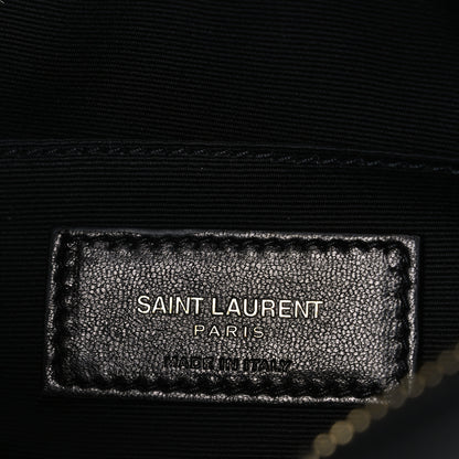 Saint Laurent Calfskin Matelasse Monogram Lou Camera Bag Black 6 of 11