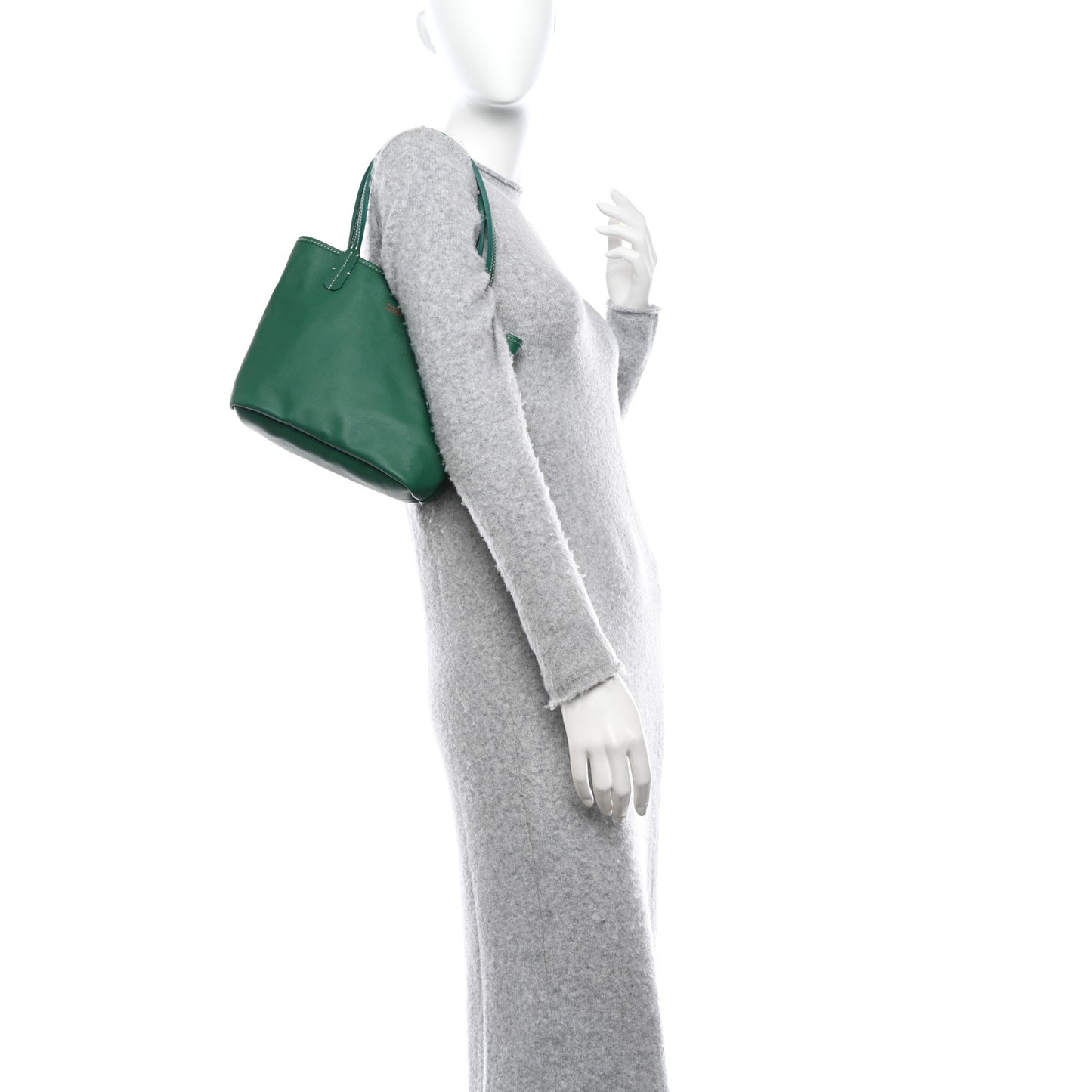 Goyardine Reversible Mini Anjou Green