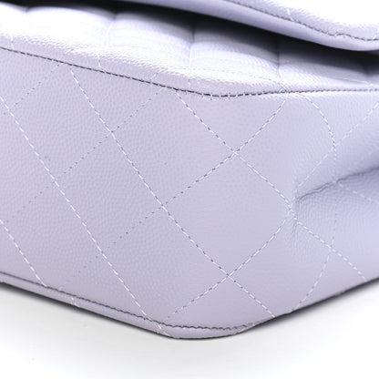 Chanel Caviar Quilted Medium Double Flap Light Purple 9 of 9