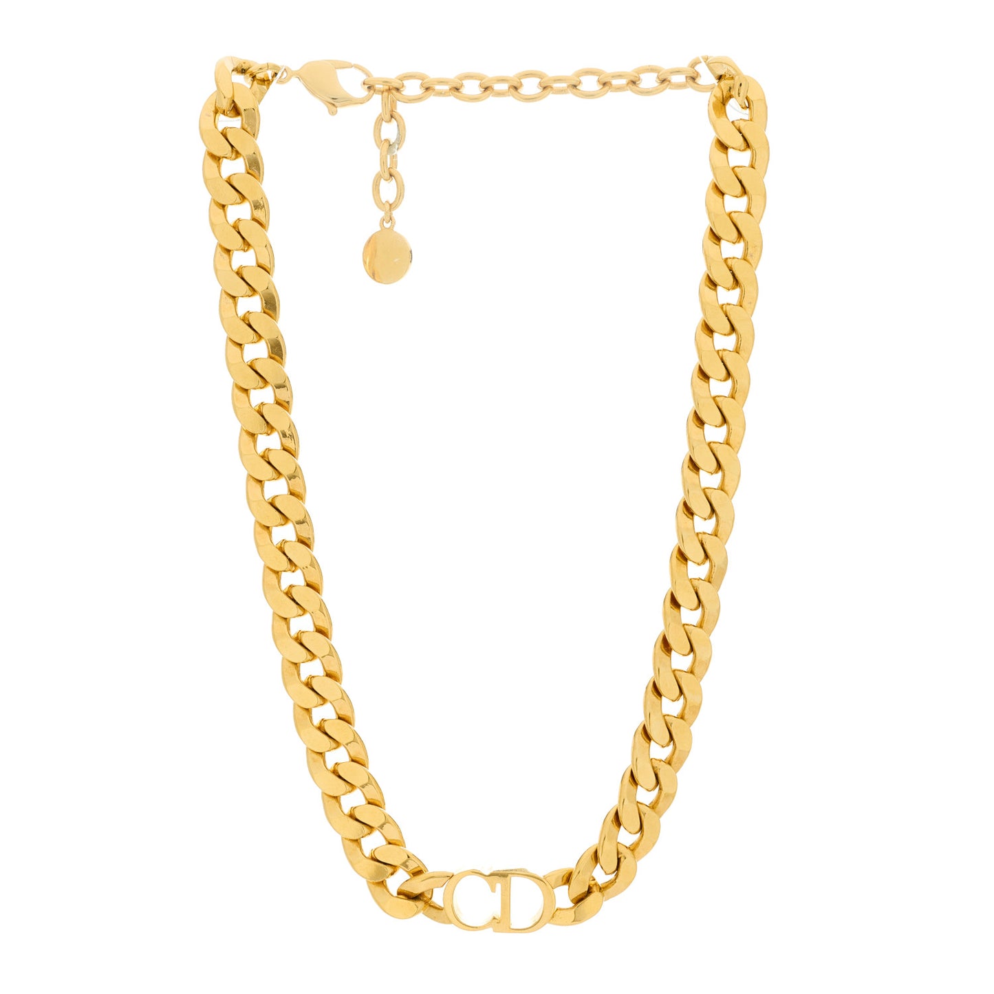Metal Danseuse Etoile Chain Choker Necklace Gold