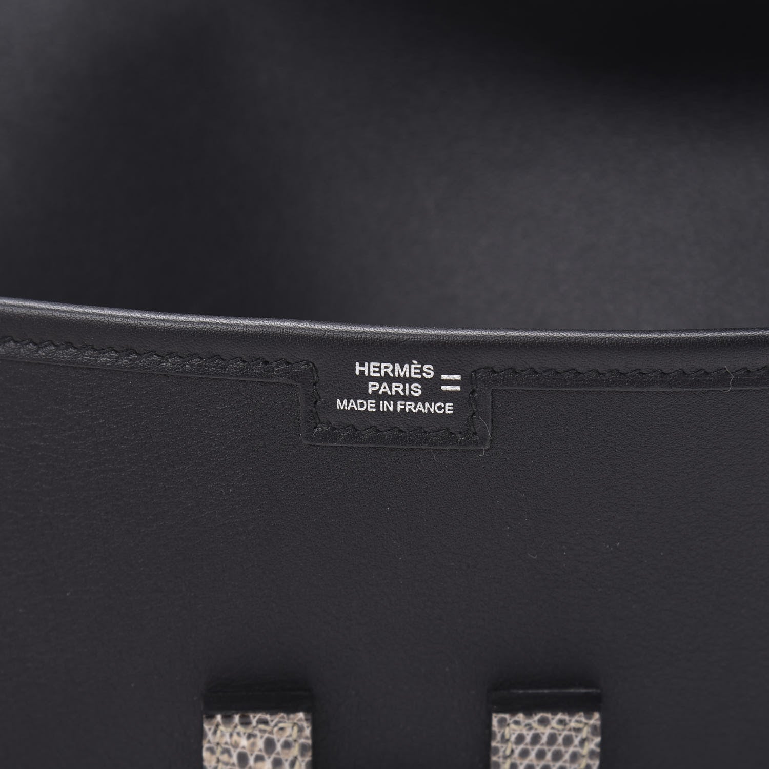 Hermes Swift Lizard Jige Elan Touch 29 Clutch Black Ombre 6 of 8