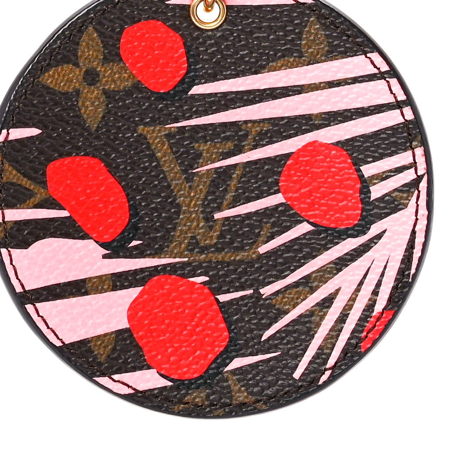Louis Vuitton Monogram Jungle Dots Bag Charm Key Ring Sugar Pink Poppy 6 of 10